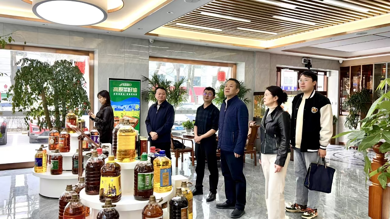 西宁市西海海关王关长，西宁市商务局相关领导莅临金世仓集团总部考察指导